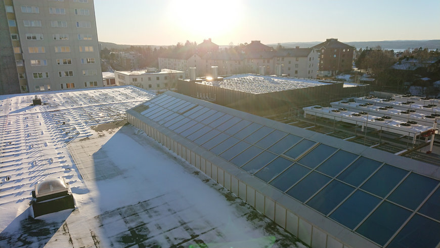 Die Wohnungsbaugenossenschaft Oslo investiert in ein PV-Aufdachprojekt mit insgesamt 1,29 MW mit Delta-Wechselrichtern